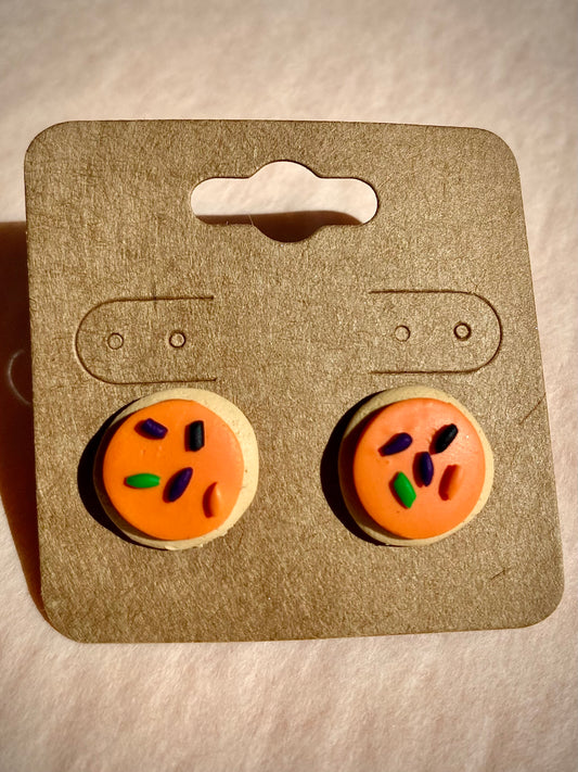 Spooky Sugar Cookie Studs(Orange)