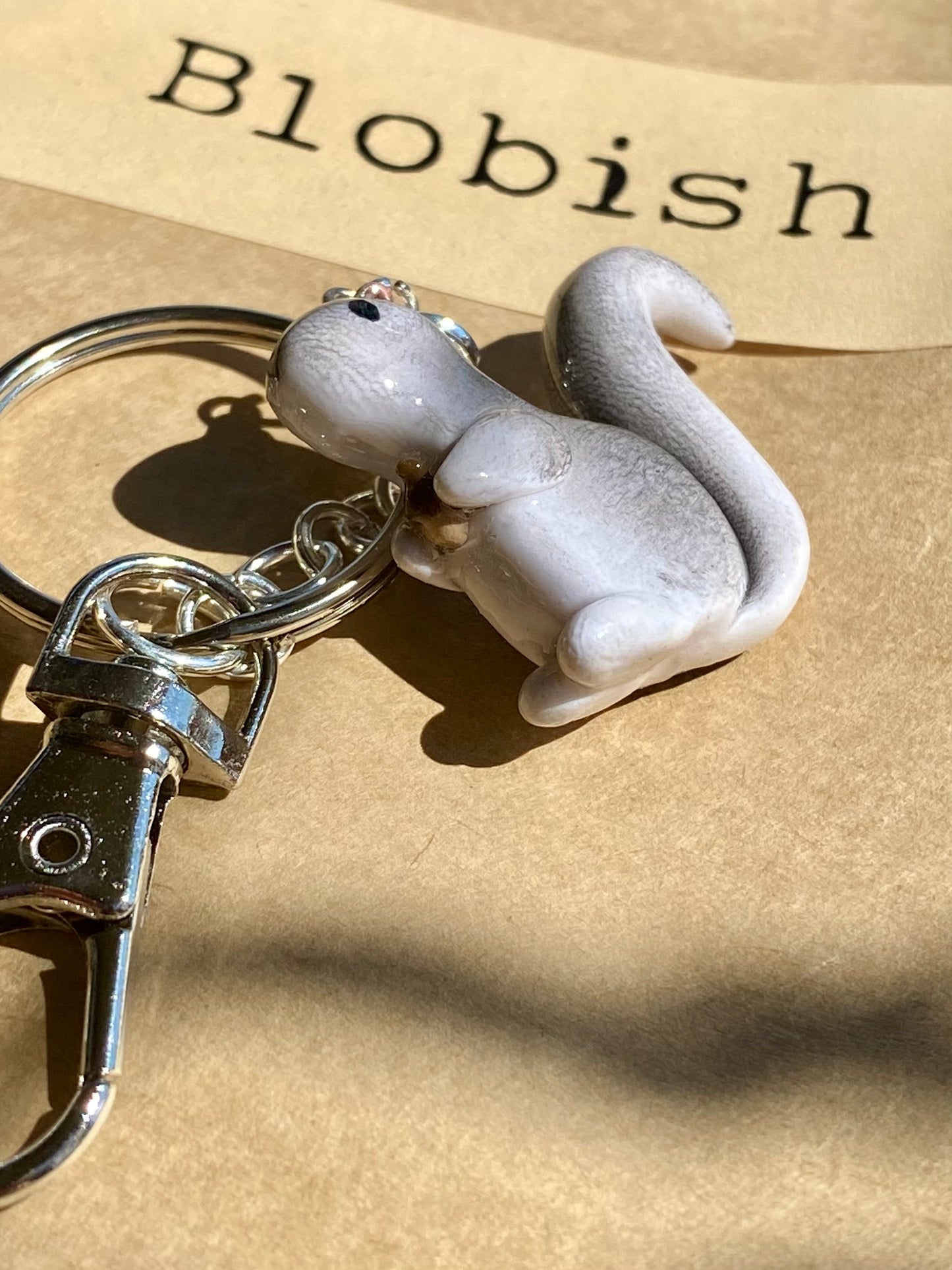 Bill the Squirrel Keychain w/ Acorn