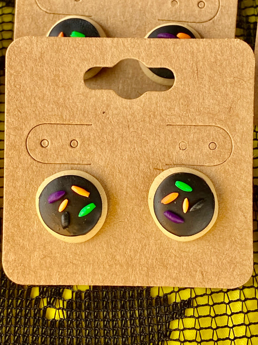 Spooky Sugar Cookie Studs(Black)