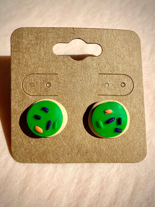 Spooky Sugar Cookie Studs(Green)